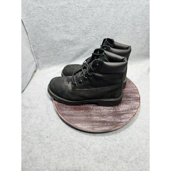 Timberland Mens 6-Inch Waterproof Premium Leather Boots Size 6 Black - Picture 6 of 10